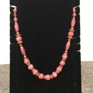 Purple Beads Fashion Necklace